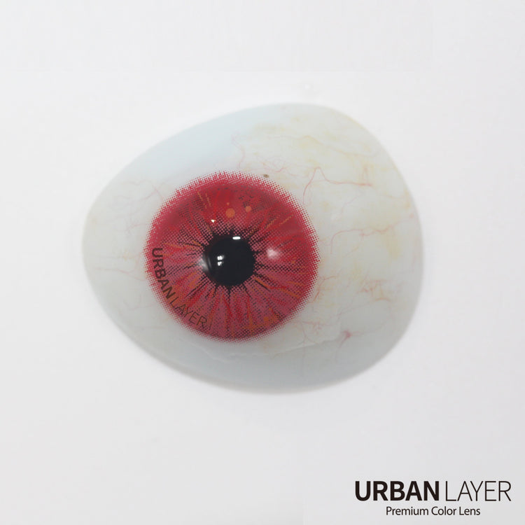 Sweety Crazy Lollipop Red (1 lens/pack)-Colored Contacts-UNIQSO