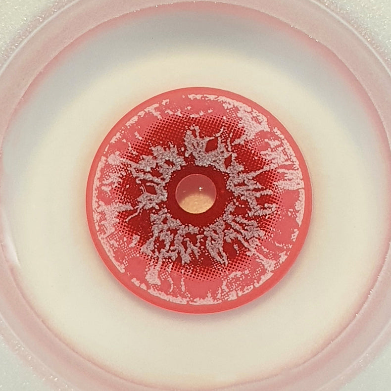 Sweety Crazy White Walker Pink (1 lens/pack)-Colored Contacts-UNIQSO
