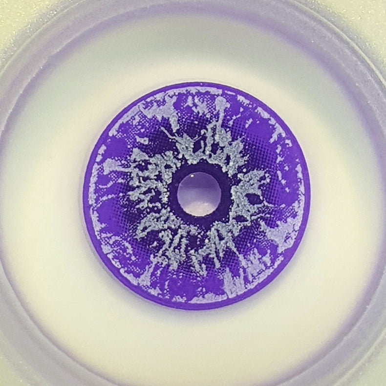 Sweety Crazy White Walker Violet (1 lens/pack)-Colored Contacts-UNIQSO