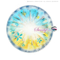 Sweety Anime Flower Blue (1 lens/pack)-Colored Contacts-UNIQSO