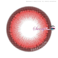 Sweety Halo Red (1 lens/pack)-Colored Contacts-UNIQSO EU