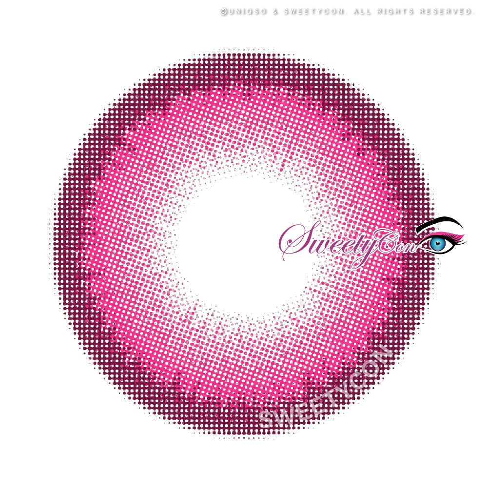 Sweety Halo Rose (1 lens/pack)-Colored Contacts-UNIQSO EU