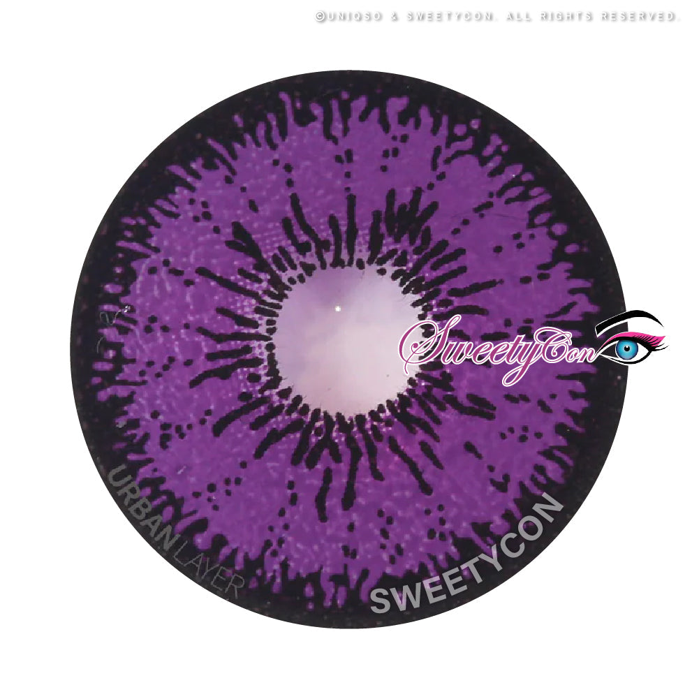 Sweety Mini Sclera Tokyo N Violet(1 lens/pack)-Mini Sclera Contacts-UNIQSO