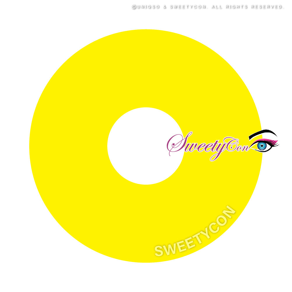 Sweety Mini Sclera Yellow (1 lens/pack)-Mini Sclera Contacts-UNIQSO