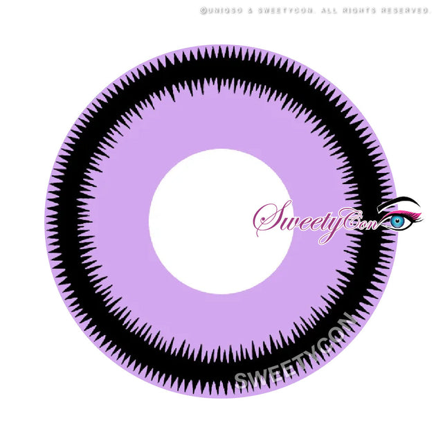 Sweety Crazy Mystic Purple (1 lens/pack)-Crazy Contacts-UNIQSO