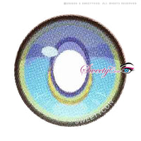 Sweety x Eyesinger Crystal Diamond Aqua (2 lenses/pack)-Colored Contacts-UNIQSO EU