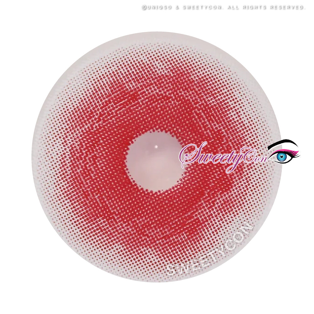 Sweety Crazy Chaos Eye Red (1 lens/pack)