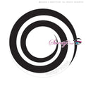 Sweety Mini Sclera Black Spiral (1 lens/pack)-Mini Sclera Contacts-UNIQSO