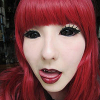 Flash Black Sclera Contacts Sabretooth/Blackout/Black (2 lenses/pack)-Sclera Contacts-UNIQSO EU