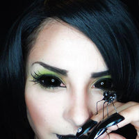 Flash Black Sclera Contacts Sabretooth/Blackout/Black (2 lenses/pack)-Sclera Contacts-UNIQSO EU