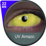 Flash UV Yellow Sclera lens Amazo (2 lenses/pack)-Sclera UV Contacts-UNIQSO EU