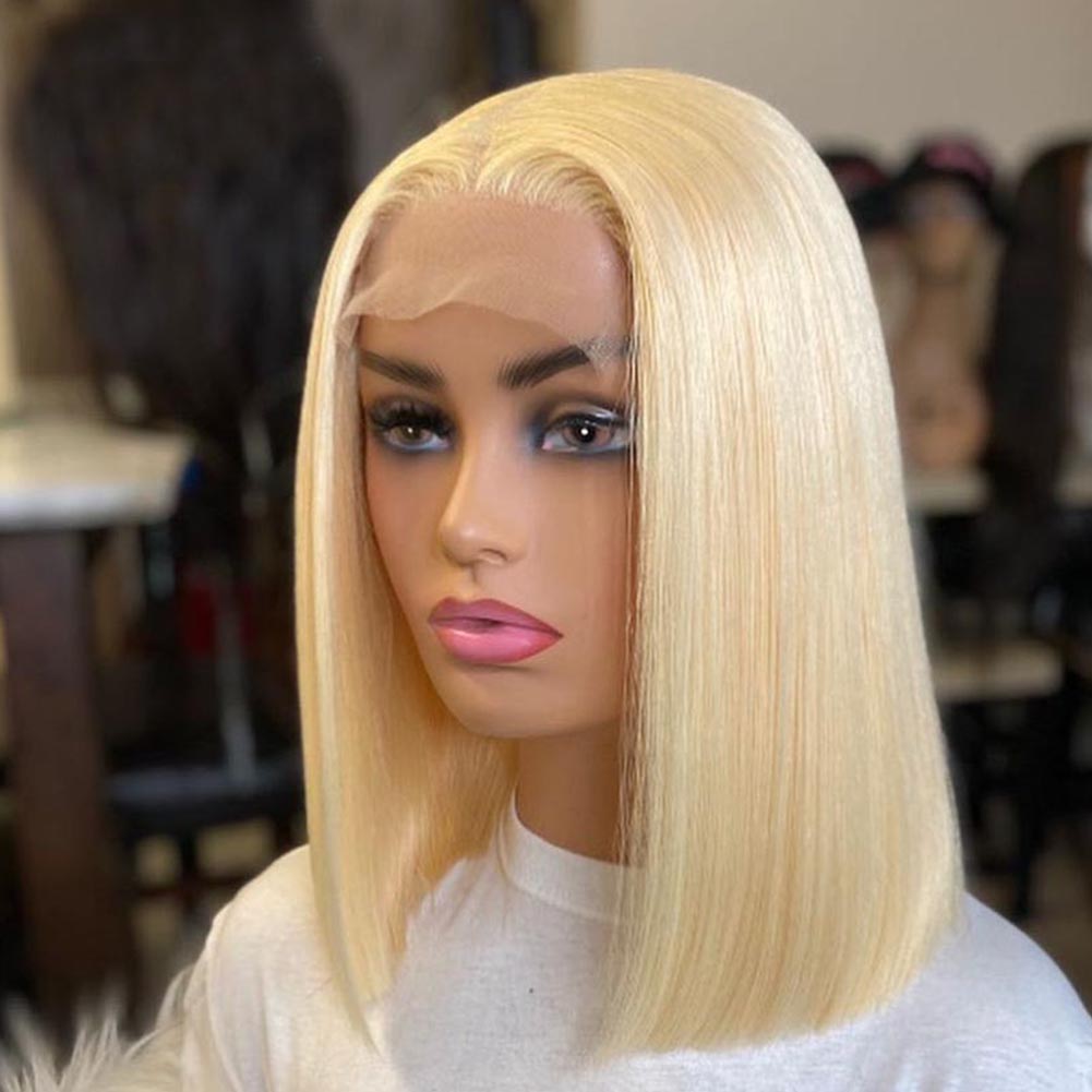 Golden Honey Front Lace Wig-Lace Front Wig-UNIQSO EU