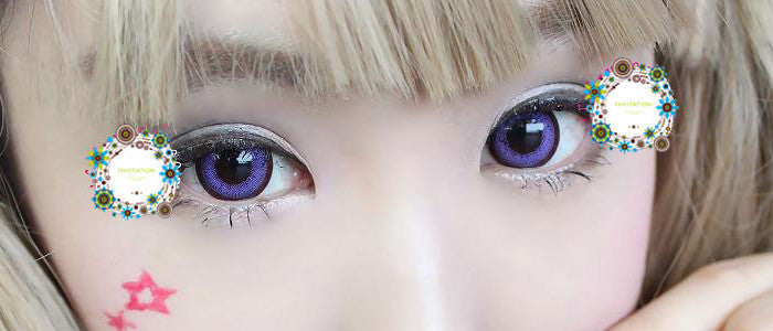 ICK Adora Violet (1 lens/pack)-Colored Contacts-UNIQSO EU