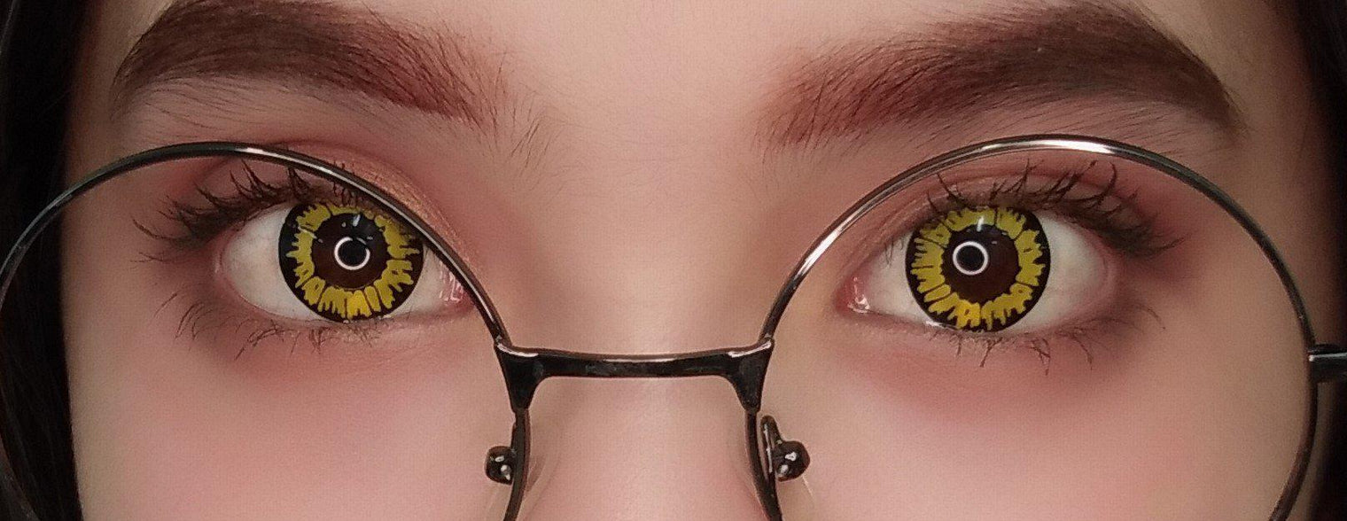 Sweety Lovelive Yellow (1 lens/pack)-Colored Contacts-UNIQSO
