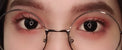 Sweety Crazy Blind Black (1 lens/pack)-Crazy Contacts-UNIQSO