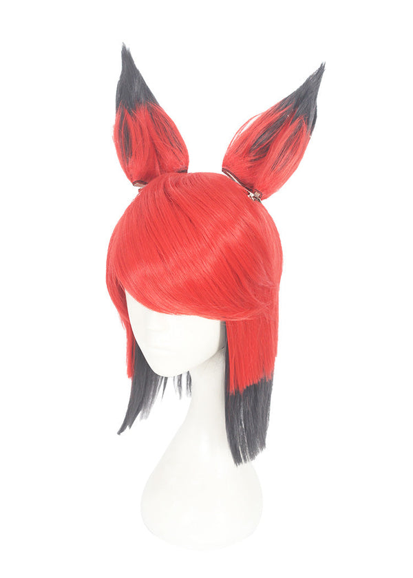 Cosplay Wig - Hazbin Hotel-Alastor-Cosplay Wig-UNIQSO