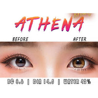 I.Fairy Athena Brown colored contacts