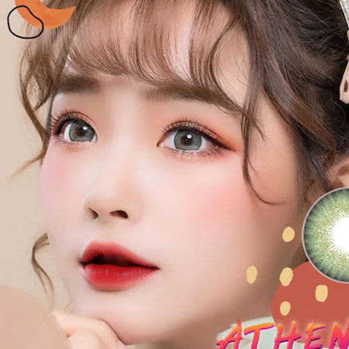 I.Fairy Athena Green colored contacts