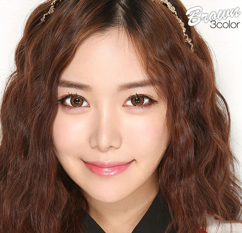 I.Fairy Cream Puff Brown (1 lens/pack)-Colored Contacts-UNIQSO EU