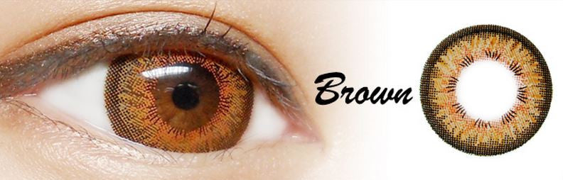 I.Fairy Cream Puff Brown (1 lens/pack)-Colored Contacts-UNIQSO EU