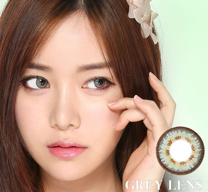 I.Fairy Cream Puff Grey (1 lens/pack)-Colored Contacts-UNIQSO EU