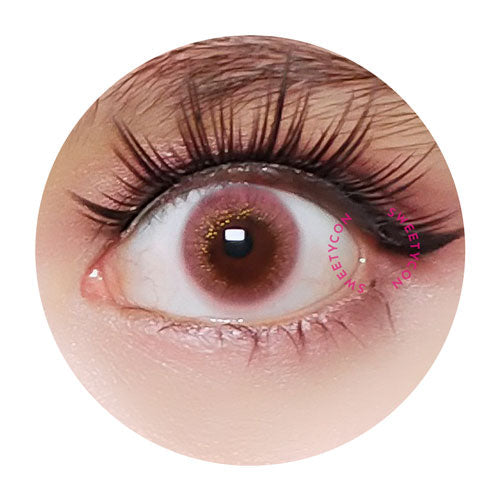 Sweety Glitter Mousse Pink (1 lens/pack)-Colored Contacts-UNIQSO