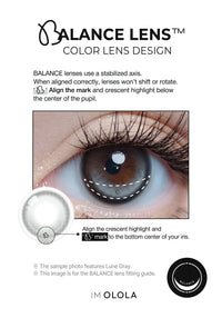 IM OLOLA Lune Blue (2 lenses/pack)-Colored Contacts-UNIQSO
