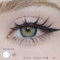 1 Day Sweety Kana Black (2 lenses or 10 lenses/pack)-Colored Contacts-UNIQSO