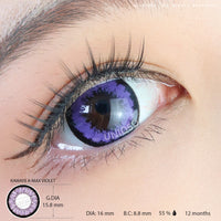 Kawayii A-Max Violet (1 lens/pack)-Colored Contacts-UNIQSO EU