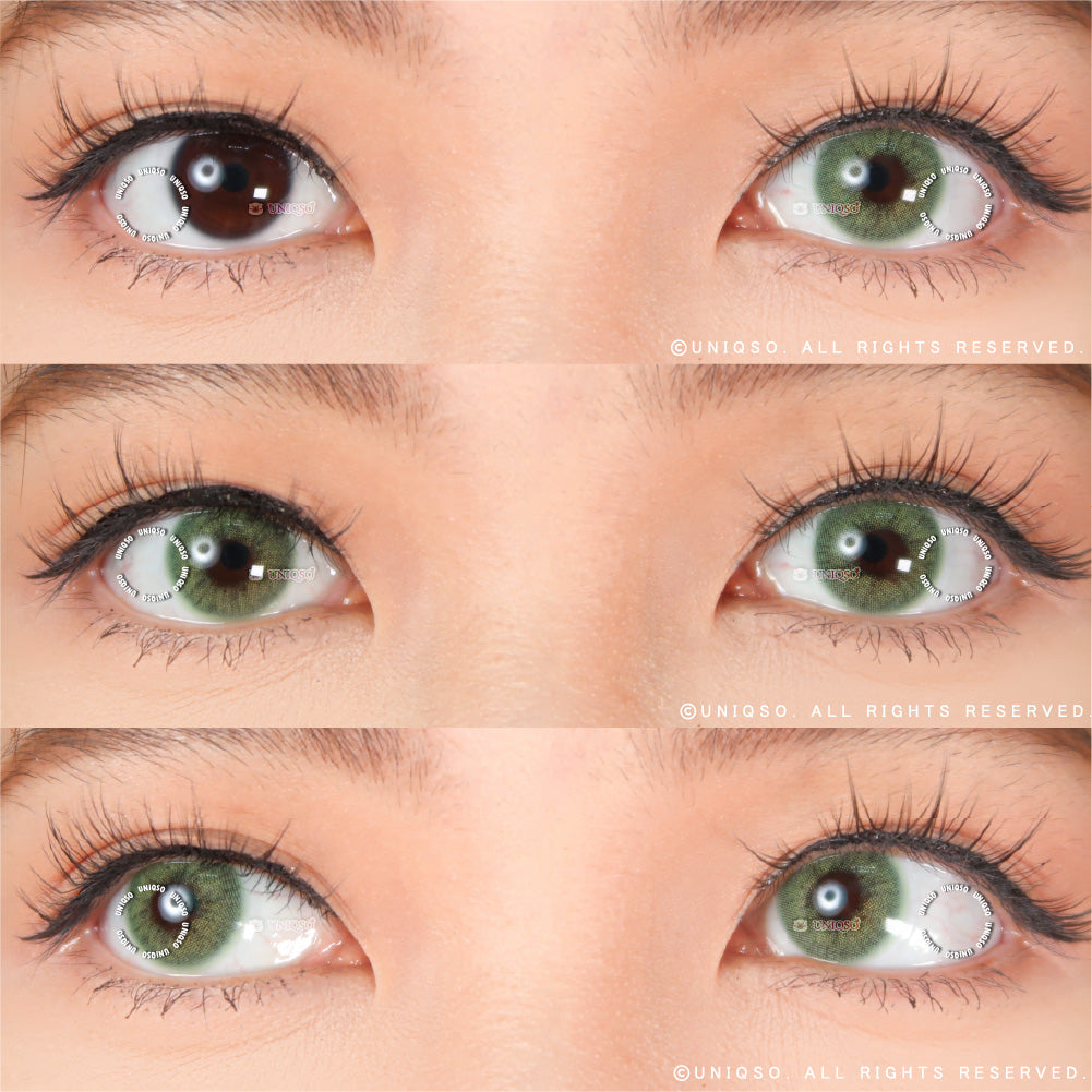 Kazzue Basic Pure Green (1 lens/pack)-Colored Contacts-UNIQSO EU