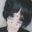 Kazzue Black Sclera Contacts Sabretooth/Blackout/Black with Prescription (1 lens/pack)-Sclera Contacts-UNIQSO EU