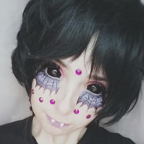 Kazzue Black Sclera Contacts Sabretooth/Blackout/Black with Prescription (1 lens/pack)-Sclera Contacts-UNIQSO EU