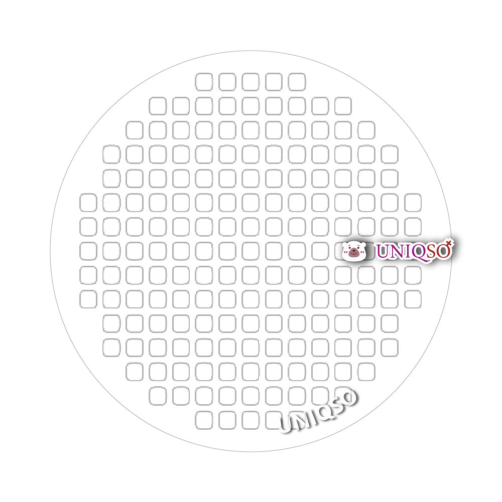 Kazzue Crazy Lens with Power - White Mesh (1 lens/pack)-Crazy Contacts-UNIQSO EU