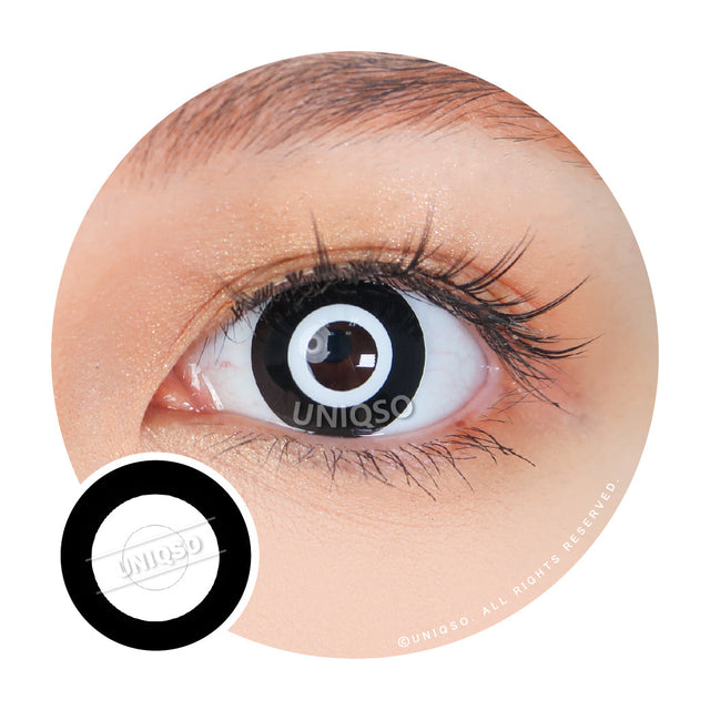 Kazzue Crazy Mono Goth (1 lens/pack)-Colored Contacts-UNIQSO EU