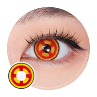 Kazzue Crazy Red Cross (1 lens/pack)-Colored Contacts-UNIQSO