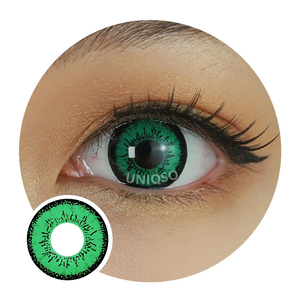 Kazzue Dollyeye Green (1 lens/pack)-Colored Contacts-UNIQSO EU