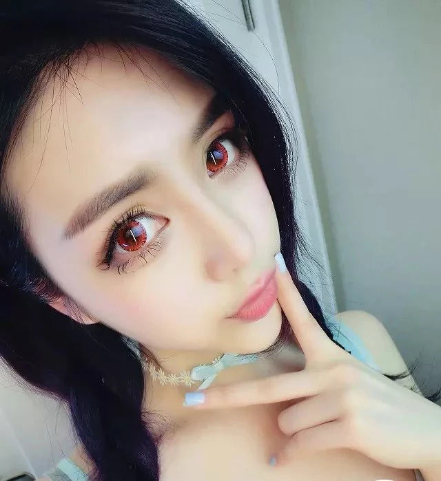 Kazzue Fairy Red (1 lens/pack)-Colored Contacts-UNIQSO EU