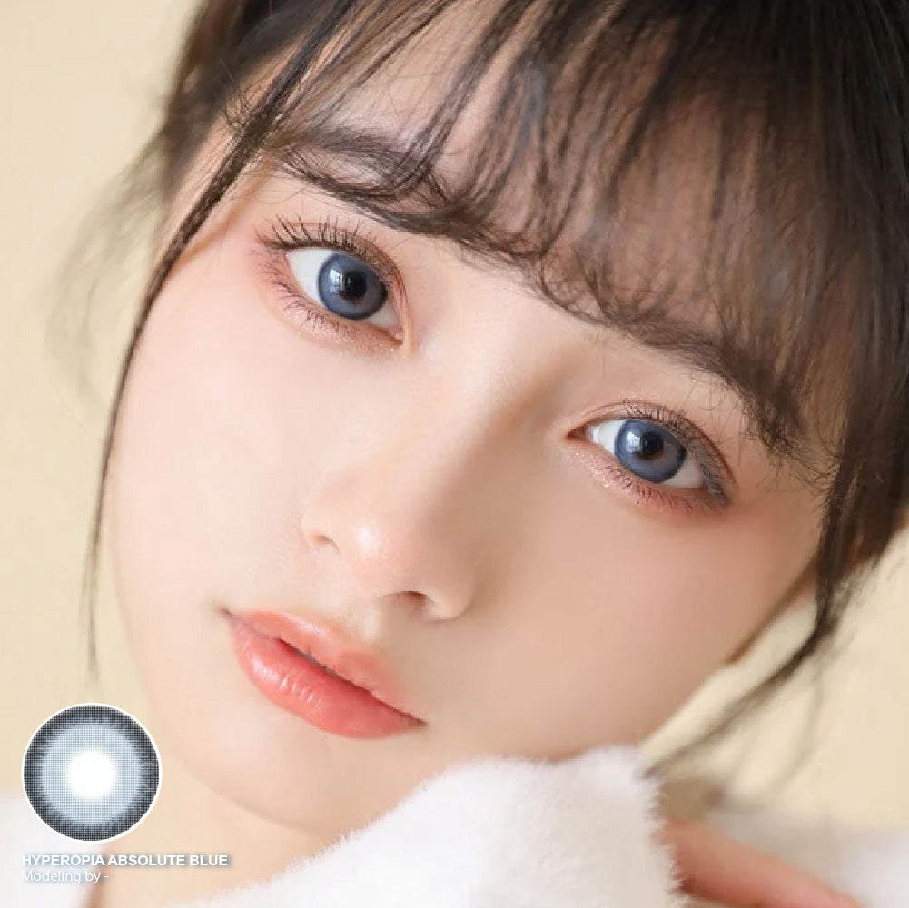 Kazzue Hyperopia Absolute Blue (1 lens/pack)-Colored Contacts-UNIQSO EU