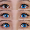 Kazzue Intense Pop Blue (1 lens/pack)-Colored Contacts-UNIQSO EU