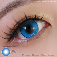 Kazzue Intense Pop Blue (1 lens/pack)-Colored Contacts-UNIQSO EU