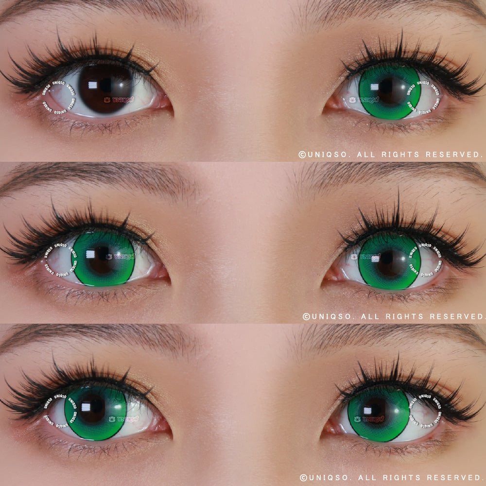 Kazzue Intense Pop Green (1 lens/pack)-Colored Contacts-UNIQSO EU