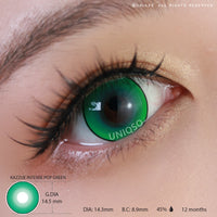 Kazzue Intense Pop Green (1 lens/pack)-Colored Contacts-UNIQSO EU