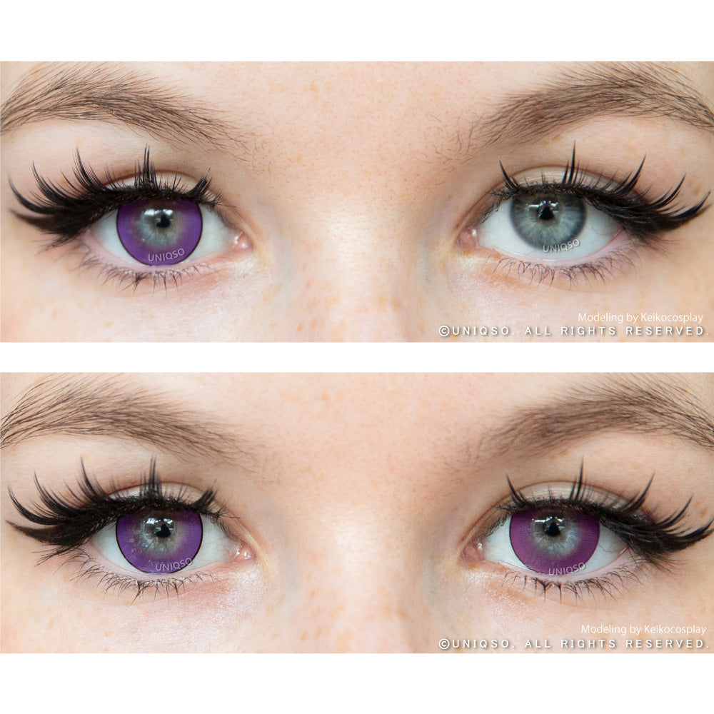 Kazzue Intense Pop Purple (1 lens/pack)-Colored Contacts-UNIQSO EU