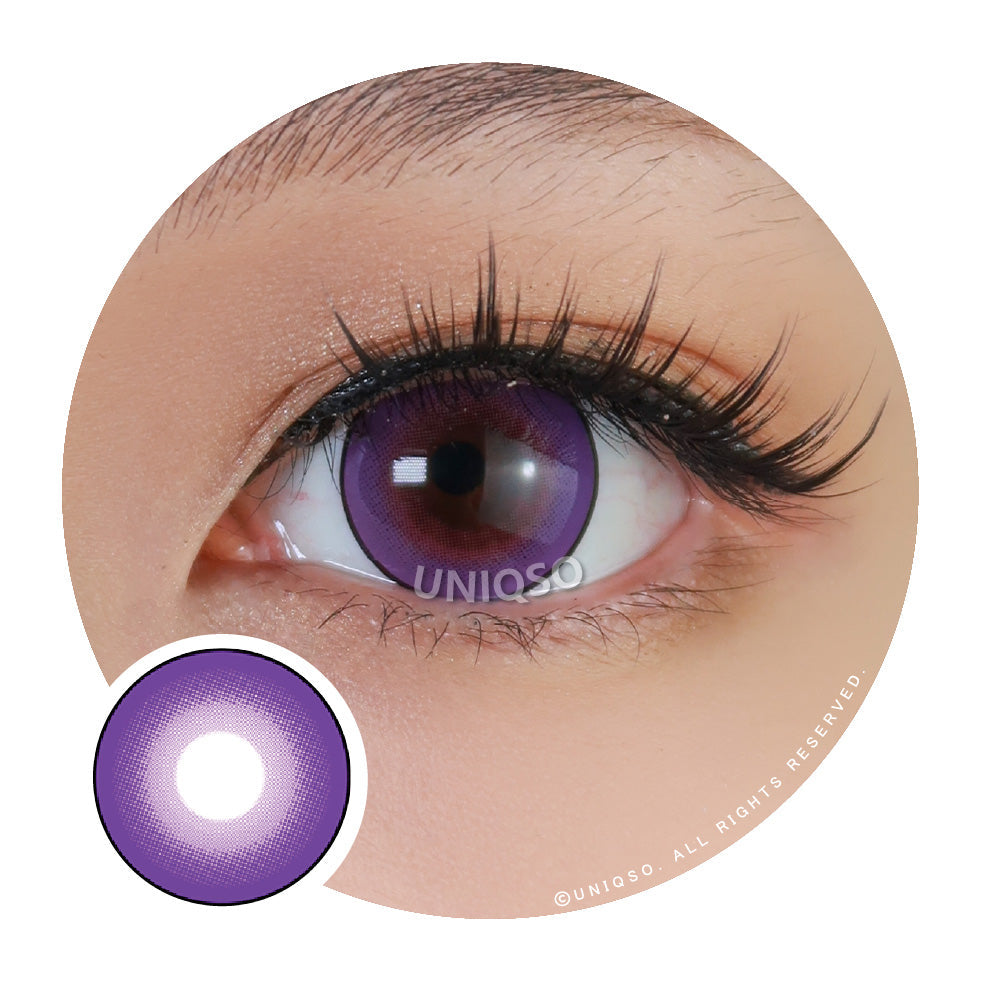Kazzue Intense Pop Purple (1 lens/pack)-Colored Contacts-UNIQSO EU