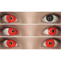Kazzue Mini Sclera Toxic Red (1 lens/pack)-Mini Sclera Contacts-UNIQSO EU