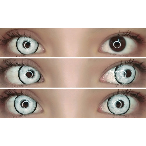 Kazzue Mini Sclera Zombified (1 lens/pack)-Mini Sclera Contacts-UNIQSO EU