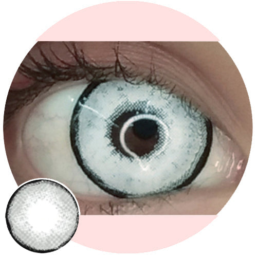 Kazzue Mini Sclera Zombified (1 lens/pack)-Mini Sclera Contacts-UNIQSO EU