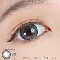Kazzue Premier Grey (1 lens/pack)-Colored Contacts-UNIQSO EU
