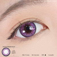 Kazzue Premier Violet (1 lens/pack)-Colored Contacts-UNIQSO EU