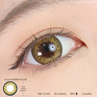 Kazzue Premier Yellow (1 lens/pack)-Colored Contacts-UNIQSO EU